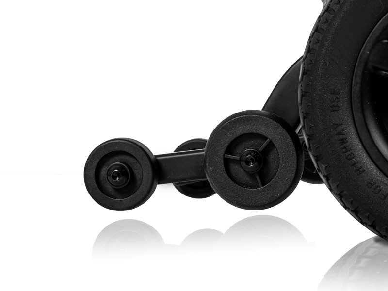 scooter plegable Bora-Bora detalle antivuelcos TotalCare